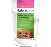 Соль морская для ванны Nature Code Complex Healthy breathing 550 г