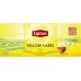 Чай Lipton Yellow Label Черный в пакетиках 25 штук