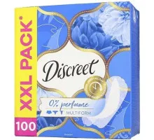 Ежедневные гигиенические прокладки Discreet 0% perfume Multiform 100 шт