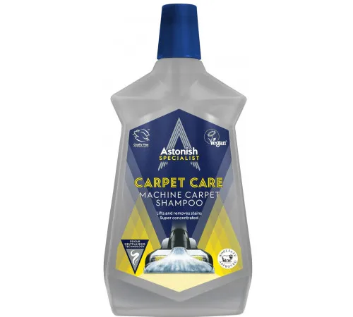 Суперконцентрированный шампунь для пылесосов Astonish с дезинфицирующим эффектом 1 л Суперконцентрированный шампунь для пылесосов Astonish с дезинфицирующим эффектом 1 л