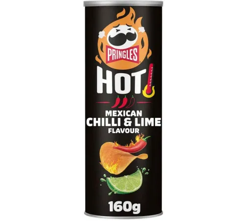 Чіпси Pringles Hot Mexican Chilli & Lime Flavour 160 г Чіпси Pringles Hot Mexican Chilli & Lime Flavour 160 г