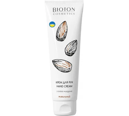 Крем для рук Bioton Cosmetics с маслом Миндаля 100 мл