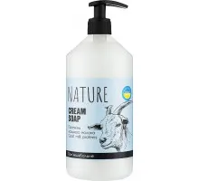 Рідке крем-мило Bioton Cosmetics Nature протеїни Козиного молока з дозатором 900 мл