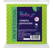 Салфетки целлюлозные Tofix Professional 16 х 17 см Зеленый 5 шт