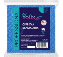 Салфетки целлюлозные Tofix Professional 16 х 17 см Синий 5 шт