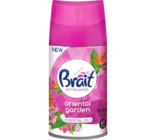 Освежитель воздуха Brait сменный баллон Oriental Garden 250 мл Освежитель воздуха Brait сменный баллон Oriental Garden 250 мл