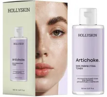 Охлаждающий тонер для лица для борьбы с отеками Hollyskin Artichoke 150 мл