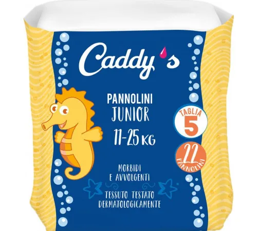 Подгузники Caddy 5 (11-25 кг) 22 шт Подгузники Caddy 5 (11-25 кг) 22 шт
