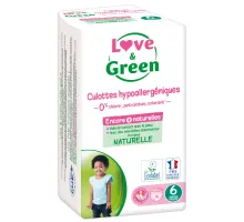 Підгузки-трусики Love & Green 6 (16+ кг) 16 шт