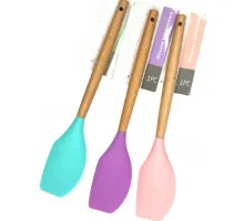 Лопатка силіконова Benson Bamboo 31.5 см