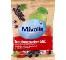 Леденцы декстроза Mivolis Фруктовый микс 100 г