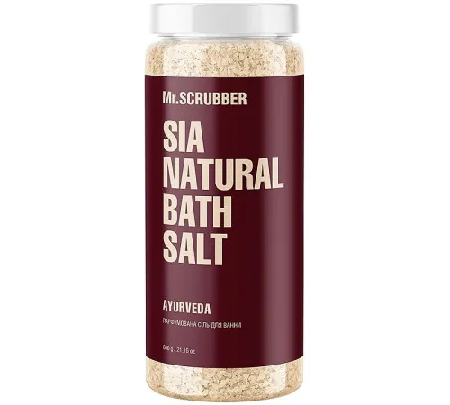 Парфумована сіль для ванни Mr. Scrubber Ayurveda 600 г Парфумована сіль для ванни Mr. Scrubber Ayurveda 600 г