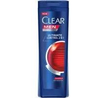 Шампунь Clear против перхоти для мужчин 2 в 1 Ultimate Control 400 мл