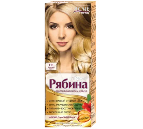 Фарба для волосся ACME-COLOR Рябина Intense 111 мокрий пісок 133 мл