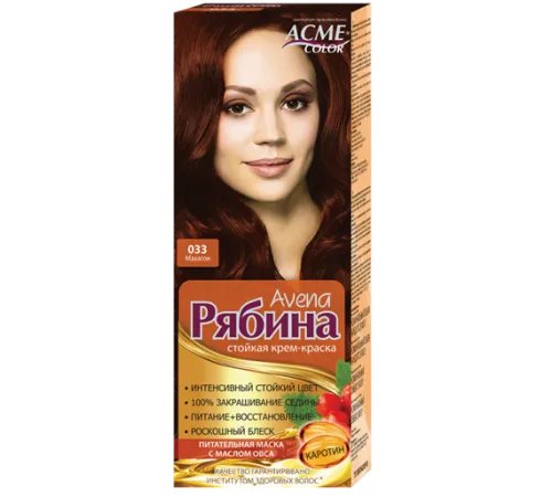 Фарба для волосся Acme Color Avena 033 Махагон Фарба для волосся Acme Color Avena 033 Махагон
