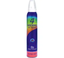 Пена для волос 4 Seasons суперсильная фиксация 225мл