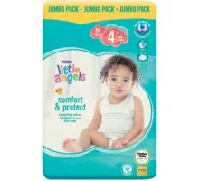 Підгузки Asda Little Angels Comfort & Protect 4+ (9-20 кг) 78 шт