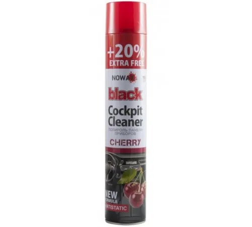 Поліроль для панелі приладів Nowax Black Cockpit Cleaner Cherry 750 мл Поліроль для панелі приладів Nowax Black Cockpit Cleaner Cherry 750 мл