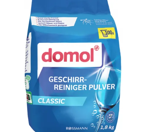 Порошок для посудомийних машин Domol 1.8 кг Порошок для посудомийних машин Domol 1.8 кг