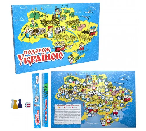 Настольная игра Strateg 59 Путешествие по Украине