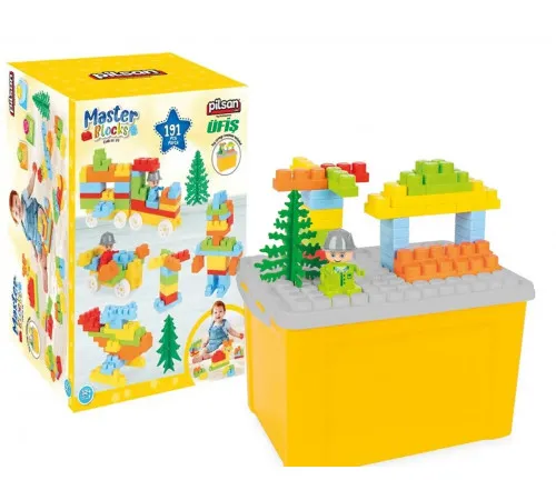 Конструктор 03-572 Pilsan Master Blocks 191 деталь Конструктор 03-572 Pilsan Master Blocks 191 деталь