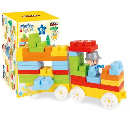 Конструктор 03-572 Pilsan Master Blocks 191 деталь Конструктор 03-572 Pilsan Master Blocks 191 деталь