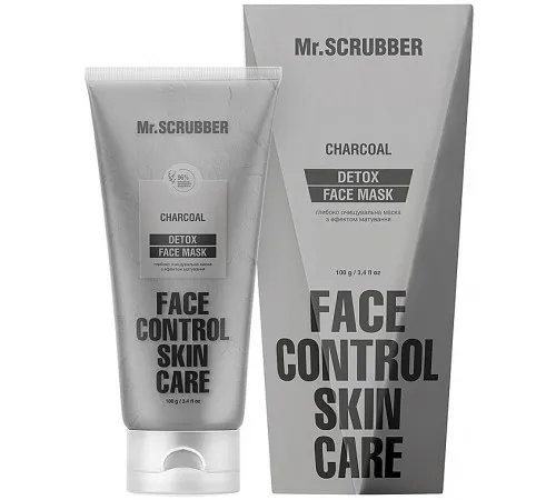 Глубоко очищающая маска с эффектом матирования Mr. Scrubber Face Control Skin Care 100 мл Глубоко очищающая маска с эффектом матирования Mr. Scrubber Face Control Skin Care 100 мл